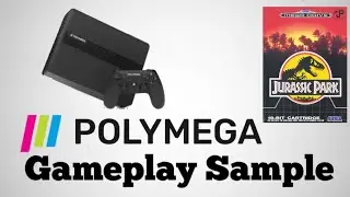 Polymega Mega Drive Jurassic Park Gameplay