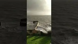 Storm Chandra in Cornwall