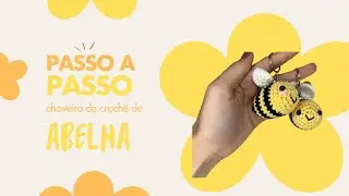 Faça sua abelha de crochê (iniciante) - Aprendendo a fazer crochê do zero