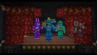 Fnaf pizzeria buildin wit a pretty purple man if i do say so myself