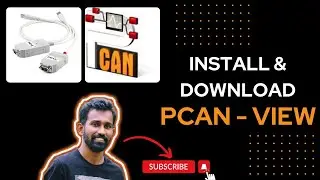 😲How to Install and Download PCAN View Software on windows 10💥 Demo|CAN Analyzer|2023|PEAK System😲