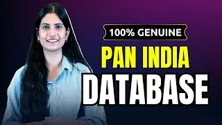Pan India Database 2025 Updated | 100% Genuine [English]