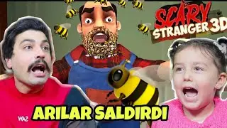KIZGIN KOMŞUYA BAL SÜRDÜK ARILAR SALDIRDI! | SCARY STRANGER 3D