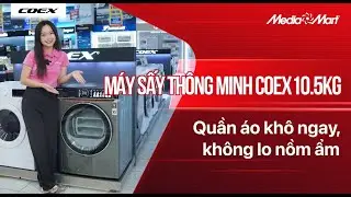 M&aacute;y sấy Coex Heat Pump CD-10HPBDS-Quần &aacute;o kh&ocirc; ngay, kh&ocirc;ng lo nồm ẩm-Điện m&aacute;y MediaMart