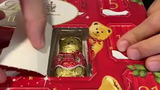 ASMR | Lindt Chocolate Advent Calendar | Day 01-24. #junnjan #asmr