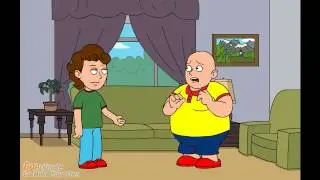 caillou gets fat/ school grounded