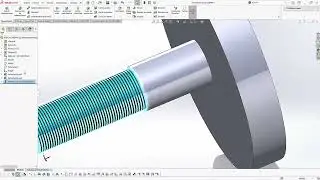 CREACIÓN DE EJES ROSCADOS CON SOLIDWORKS