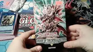 Yugioh box opening of Order of the spellcasters plus lots of trades from locals
