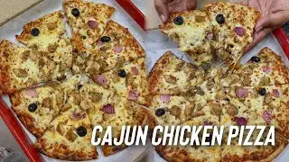 Amazing Cajun Chicken Pizza | Chicken Cheese Pizza | Pizza Making Video | Cheese Overloaded Pizza