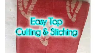Easy top cutting and stitching| #chudi| #stitching | #diy |#fashion|#beginners