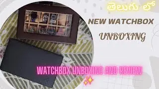 Birch and co WATCHBOX UNBOXING AND REVIEW IN TELUGU || watchesintelugu by KARNAN #watchesintelugu