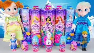 Disney Frozen Toys Collection Unboxing | Disney Princess Spin & Reveal Anna & Elsa Doll | Mattel