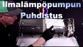 Ilmalämpöpumpun puhdistus Panasonic CS-E9EKEB - Servicing air conditioner. Part 3 / Osa 3