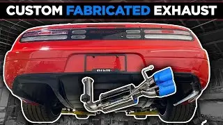 2JZ 300zx gets CUSTOM AAC Downpipe & Exhaust Built!!!