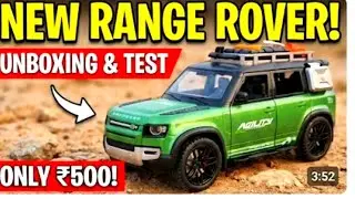 Latest model Range Rover Defender  Mini Car Unbxing & Testing video, Ranaunboxingtv