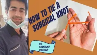 How to tie surgical knot || super easy technique ✅