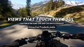[ 4k ] Manali - A Dream ride on KTM duke | breathtaking views 