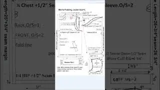 Padding jacket pattern, ep16 #shorts #short, @rmgpm16