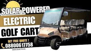 6 Seater Cargo Electric Golf cart || Utility Golf cart || EAYS ELECTRICS