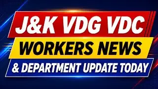 J&K VDG & VDC Salary Increase? | Permanent Order Update | Omar Abdullah Statement