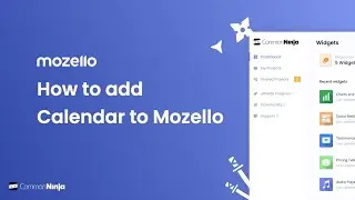 How to add a Calendar to Mozello