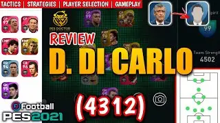 Д. ДИ КАРЛО | ЛУЧШИЙ МЕНЕДЖЕР ЗАЩИТЫ 4312 ДЛЯ ОНЛАЙН-ИГРЫ В PES 2021 MOBILE | КОНТРАТТА НА ПАРКОВКЕ АВТОБУСА