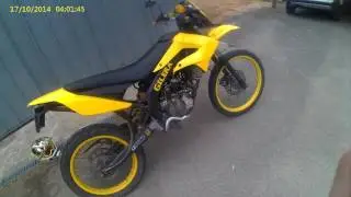 pr&eacute;sentation de ma gilera rcr 50
