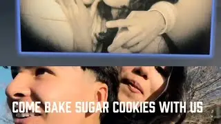 Come bake Sugar Cookies with us ! ( First YouTube blog ) #cookies #couple #viral #new #subsribe 