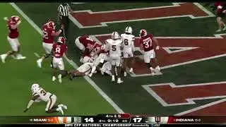 MENDOZA IS THE GOAT IU NATIONAL CHAMPIONS #iu #football #sports #highlights #nationalchampionships