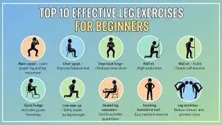 TOP 10 EFFECTIVE LEG EXERCISES FOR BEGINNERS