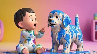 Artista Toca Life Baby Pintou o Cachorro | Can&ccedil;&otilde;es Infantis e Rimas para Crian&ccedil;as