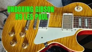 Unboxing Gibson Les Paul R9 (Lemonburst)