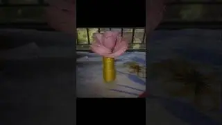 Decoration with waste bottle #trending #madarsas #waqfboard #waqfact #quraan #darululoomdeoband