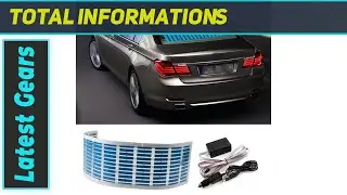 Sound Music Activate Sensor Car Auto Sticker LED Light Equalizer Glow - Best Car Audio