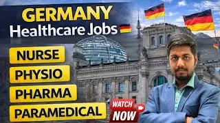Healthcare Jobs in Germany 🇩🇪 | Nurses, Physio, Pharma & Technicians