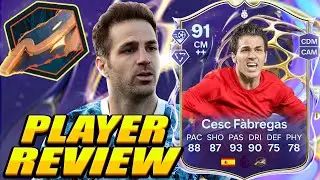 He CONTROLS THE GAME WITH EASE&hellip; 🎯🔥 91 Future Stars Hero Fabregas Review! 91 Fabregas Player Review!