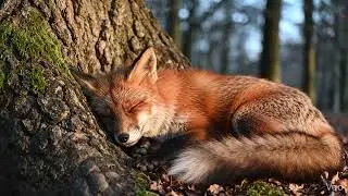 A Slime Fox Nap by the Ancient Tree 🦊💤