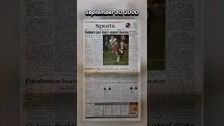 The #FortDodge Messenger #Sports a look back 9/30/00 #Iowa