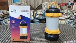 Wipro EL4 Rechargeable Emergency Lantern Cum Torch | NISCHAL heartbeat Vlog Ep- 294