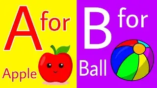 Kids ABC Song A to Z, Phonics Learning, A for Apple 🍎