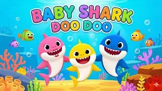 Baby Shark Dance | Shark Family Song for Toddlers 🦈 | Animal Rhymes
