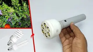How To Make Powerful Hand Torch From Old CFL
