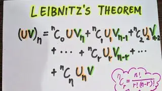 LEIBNITZ'S THEOREM | HIGHER ORDER DERIVATIVES | CALCULUS 