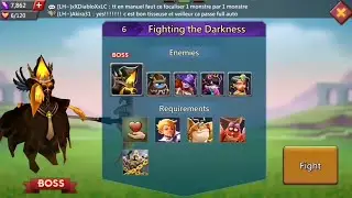 lords mobile- limited challenge stage 6 fighting darkness f2p