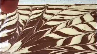 My recreation of the zebra cake from Ferraro Rocher chocolates