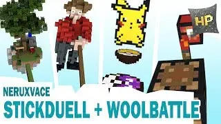 Minecraft Cinematic ▪ NeruxVace StickDuell + WoolBattle Maps ▪ by HeroPixels