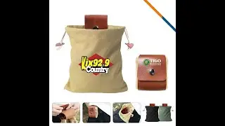 AG PBP9  Lonki Outdoor Foldable PU Leather Foraging Pouch