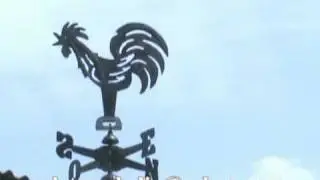 Wetterfahne Hahn Krahen