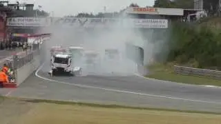 FIA ETRC CRASH ZOLDER 2013