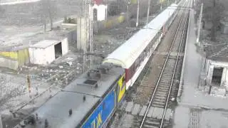 BDZ 46 238 depart from Vrubnica stop with passangers train